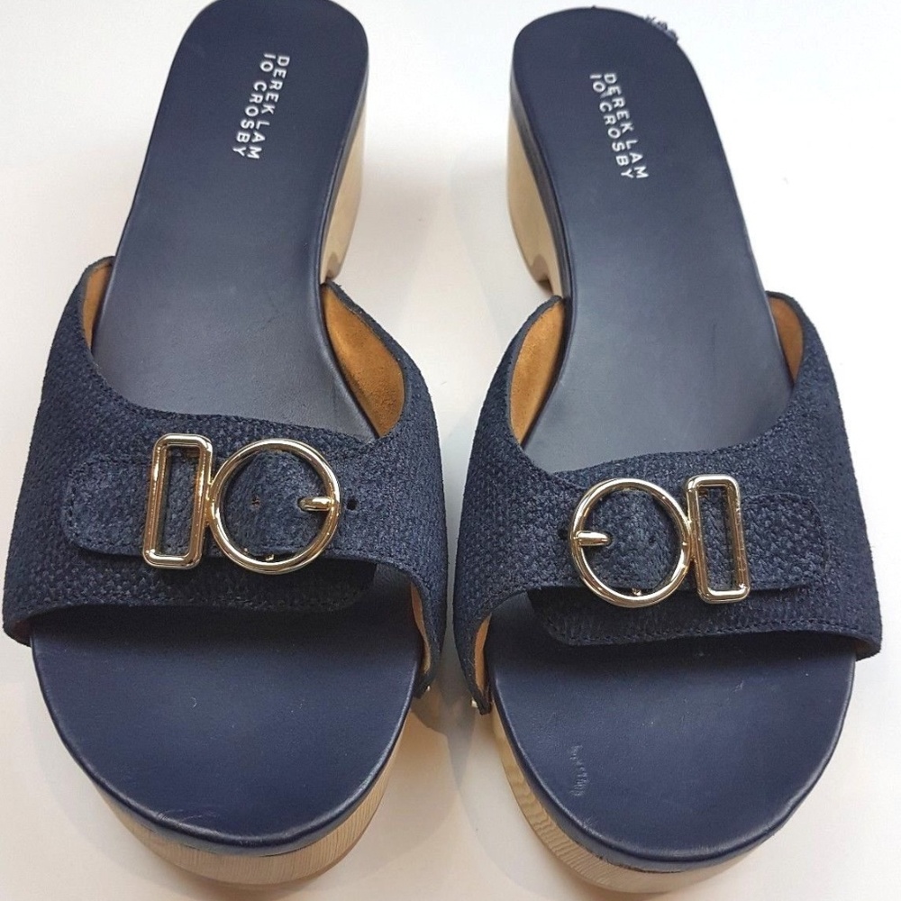 DEREK LAM 10 CROSBY Fletcher Clog Slides 10